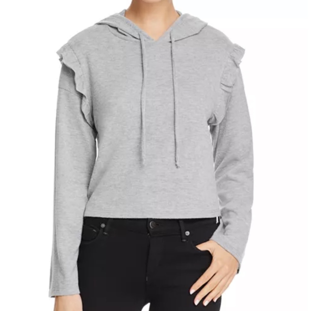 Project Social T Ruffle-Sleeve Hoodie